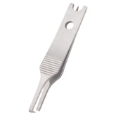 BANYUP stainless steel fishing line tweezers cutter for precise rigging and cutting.