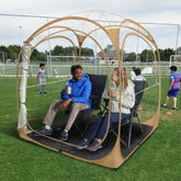Baobrava pop up sports tent ready for quick-deploy setup at outdoor games