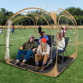 Baobrava popup sports tent full-view exterior for clear game viewing