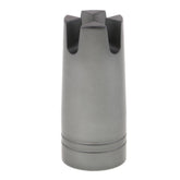 Baosity metal gimbal butt cap on a fishing rod for secure protection.