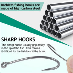 Crank hook style for bait rigs and lures