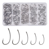 Front view of Barbless Hooks Kit 200pcs