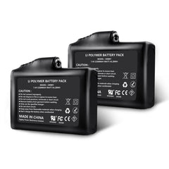 BARCHI HEAT battery 7.4V 2200mAh powers heated gloves for extended warmth.