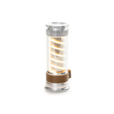 Barebones Edison light stick lantern front view showing warm ambient camping light