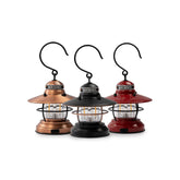 Barebones Edison Mini Lantern 3-pack mixed colors for versatile outdoor ambiance.