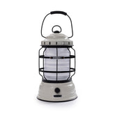 Barebones Forest Lantern vintage-white closeup highlighting compact camping light