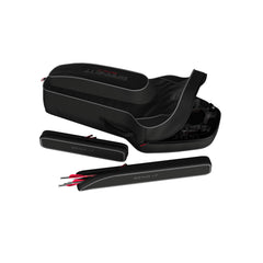 BARNETT crossbow case opened shows ballistic nylon protection during travel.
