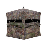 Barronett Blinds Grandview view-through fabric lets you scout while staying concealed.