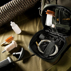 Barska bronze brush for 12ga cleans bore thoroughly.
