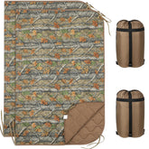 Barydat Woobie blanket packaging shows compact carry bag for easy transport