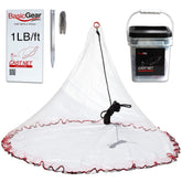 BasicGear cast net 8ft radius for efficient bait catching