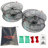 BasicGear crab trap open entrance 45x20cm (17.71x7.87in)