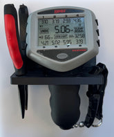 Bass Donkey Scale Mount installed on boat console holding Rapala Touch Scale