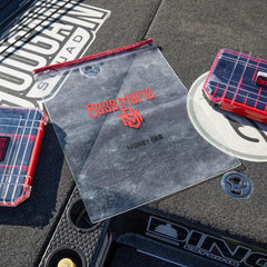 Bass Mafia Money Bag top zipper closure; secure access on the water.