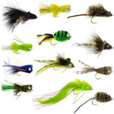Bass Bug Collection - surface popper fly