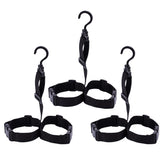BASSDASH 3-pack fishing wader boot hangers laid out