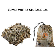 BASSDASH camo netting dual-sides camouflage print from multiple angles