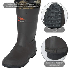 BASSDASH cleated outsole provides traction on varied terrain