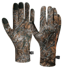 BASSDASH fleece liner palm grip helps secure tools during hunting and fishing.