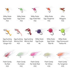 Streamers and popper flies from the BASSDASH kit