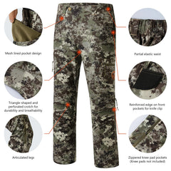 BASSDASH knee-pad pocket close-up demonstrates easy removal for flexible, debris-free movement.