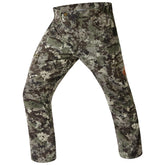 BASSDASH men's hunting pants silhouette highlighting four-way stretch for all-day maneuverability.