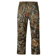 BASSDASH men's insulated hunting pants fleece-lining closeup highlighting warmth and dry comfort