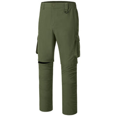 BASSDASH pants zip-off knee conversion enables quick shorts for hot weather activities.