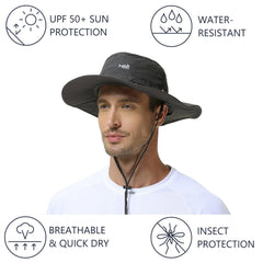 BASSDASH UPF50 hat with sweatband and breathable eyelets