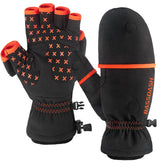 BASSDASH WinteFlex mitten with warm cuff and water resistance for cold days.