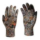 BASSDASH winter fleece hunting gloves closeup highlighting warm insulation from 290gsm fleece