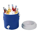 Basyurity sports drink dispenser with pour spout for quick hydration on the go.