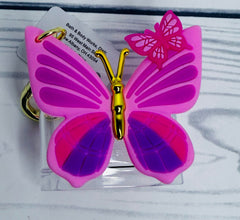 Gold-tone clip detail on Bath and Body Works PocketBac Holder for secure bag attachment.