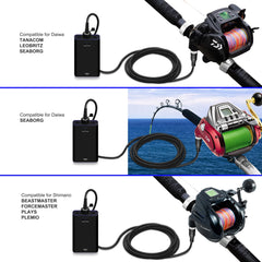 BatPower ProF2 side profile showing compact, portable design for on-boat use.