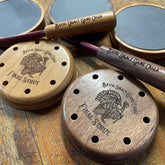 Bayou Legacy Final Strut turkey pot call with slate surface for crisp yelps.