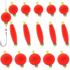 B-Ball shape fishing bobbers set, 15 pieces