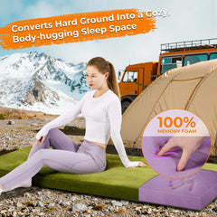 BDEUS camping mattress pad waterproof cover keeps you dry outdoors.