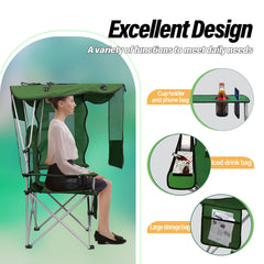 BDL camping chair mesh backrest keeps you cool and comfortable
