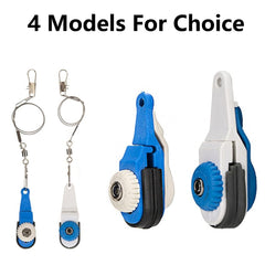 BE-TOOL downrigger release clip compact design supports easy transport.