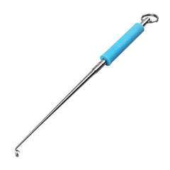 BE-TOOL fish hook remover angled view showing deep hook extraction