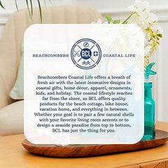 Beachcombers gray-brown decorative net detail for wall display.