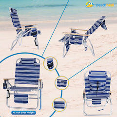 BeachMall aluminum frame with reinforced steel ensures durable, rust-resistant support
