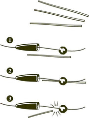 Bead Peg-It Clear demonstrated on a rig in-line application