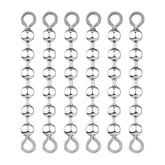 Bead chain swivel with 4 beads, 0.177 inch diameter