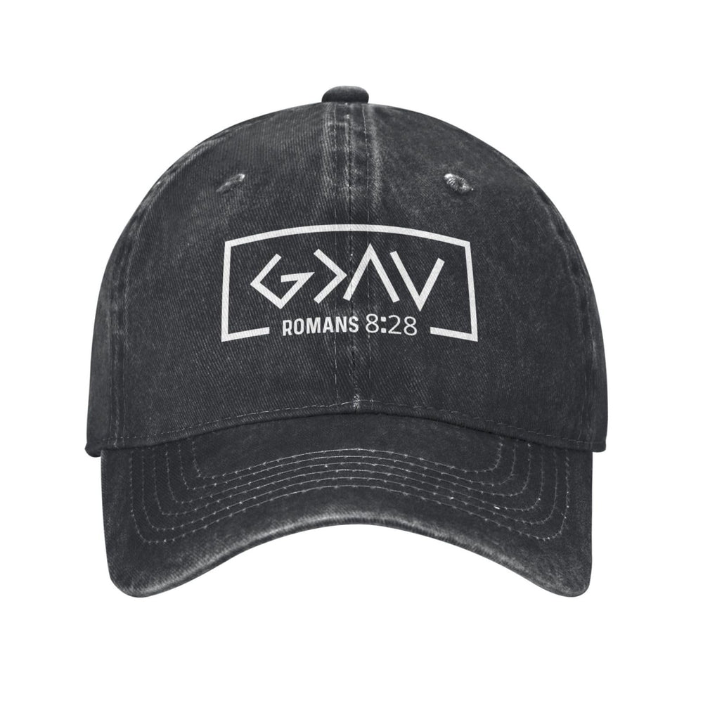 Beafoliya God Is Greater Than The Highs cap for women in black, casual everyday wear.