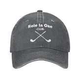 Beafoliya Hole In One Club Cap front graphic for casual everyday wear