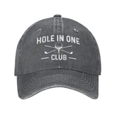 Beafoliya Holes In One Club Cap front view for casual look and sun protection.
