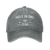 Beafoliya holes-in-one-club cap in gray for casual daily wear