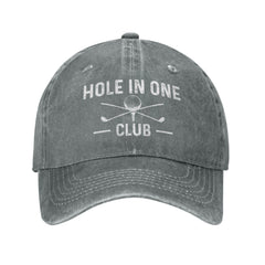 Beafoliya holes-in-one-club cap in gray for casual daily wear