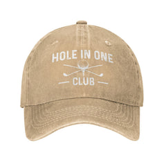 Beafoliya Holes In One Club Hat front view, casual daily wear with sun protection.